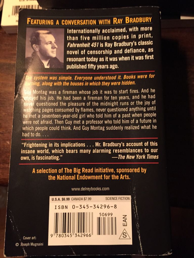 Fahrenheit 451  book collectible - Main Image 2
