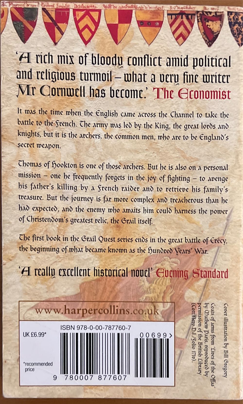 Harlequin - Bernard Cornwell (Harper & Collins - Paperback) book collectible [Barcode 9780007877607] - Main Image 2