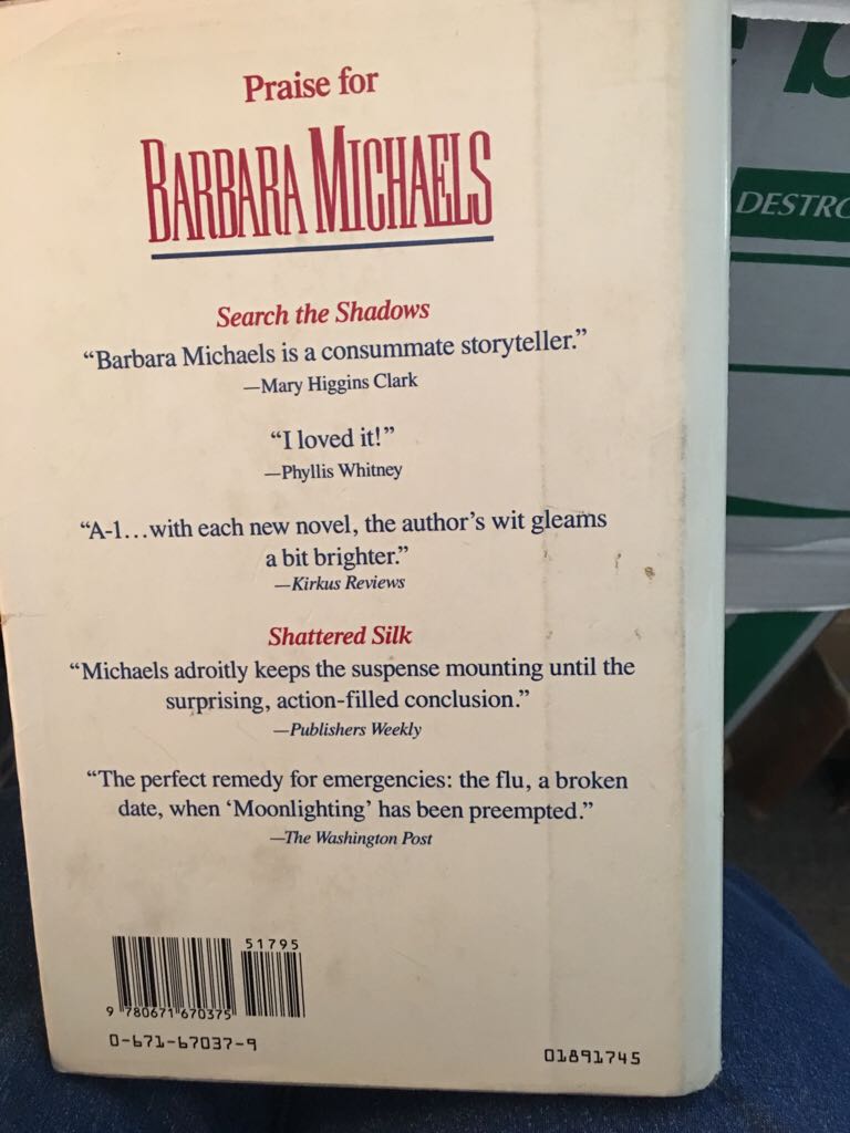 Smoke And Mirrors - Barbara Michaels (Simon - Hardcover) book collectible [Barcode 9780671670375] - Main Image 2