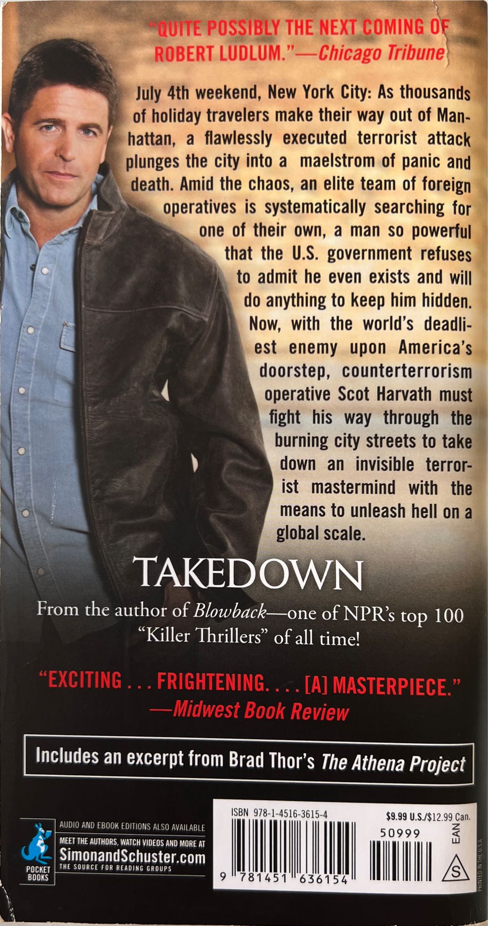 Takedown - Brad Thor (Pocket Books - Paperback) book collectible [Barcode 9781451636154] - Main Image 2