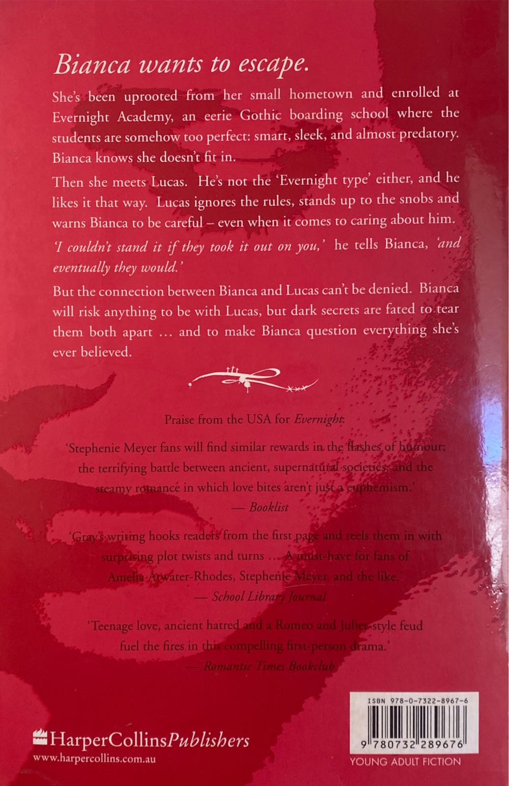 Evernight - Claudia Gray (- Paperback) book collectible [Barcode 9780732289676] - Main Image 2