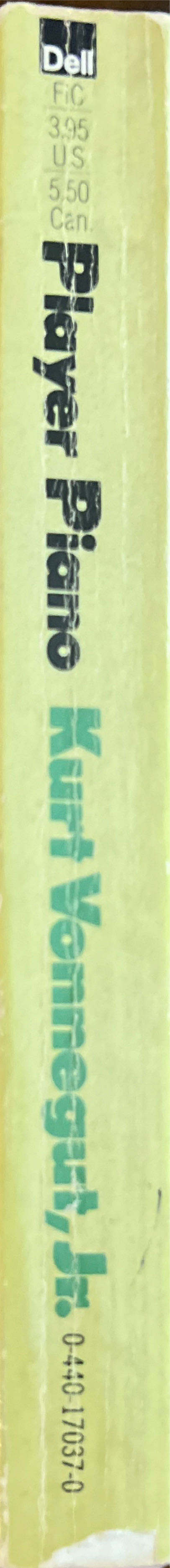 Player Piano - Kurt Vonnegut (Laurel - Paperback) book collectible [Barcode 9780440170372] - Main Image 4