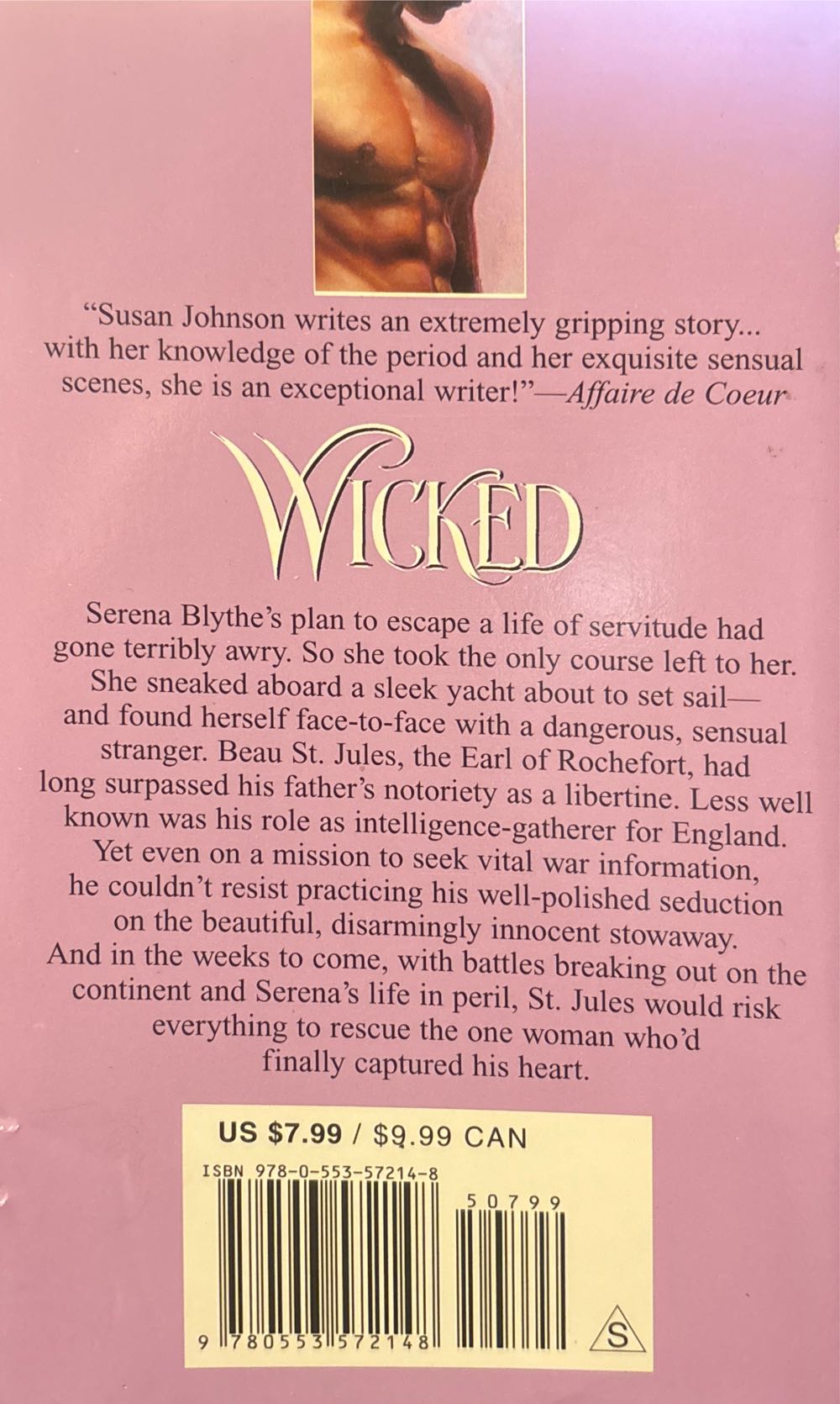 Wicked - Susan Johnson (Bantam - Paperback) book collectible [Barcode 9780553572148] - Main Image 2