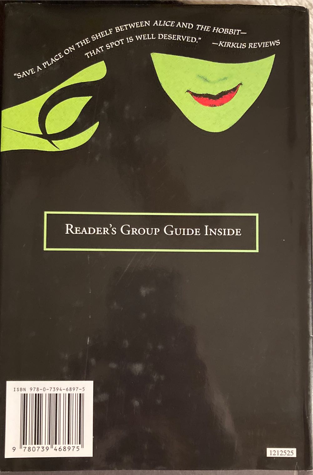 Wicked - Gregory Maguire (Harper Collins - Hardcover) book collectible [Barcode 9780739468975] - Main Image 3