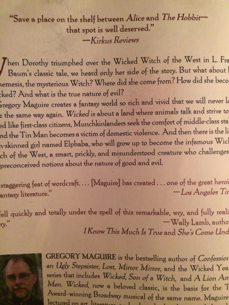 Wicked  book collectible - Main Image 2