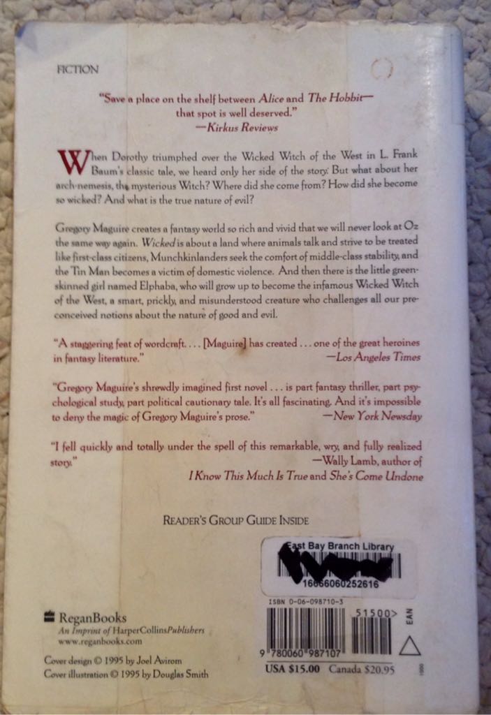 Wicked  book collectible - Main Image 2