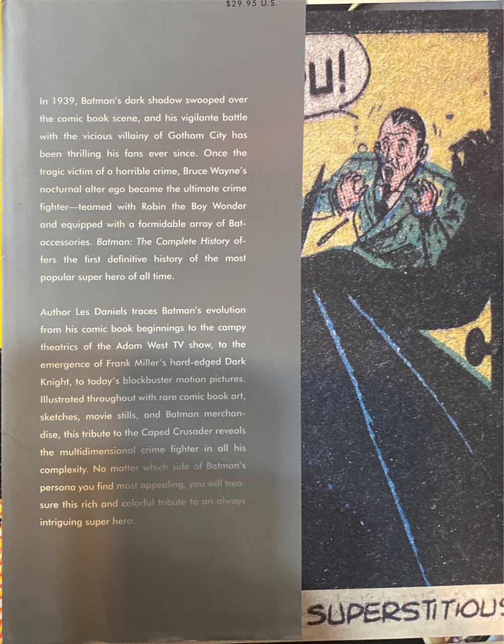 Batman The Complete History: The Life and Times of the Dark Knight - Les Daniels (Chronicle Books - Hardcover) book collectible [Barcode 9780811824705] - Main Image 3