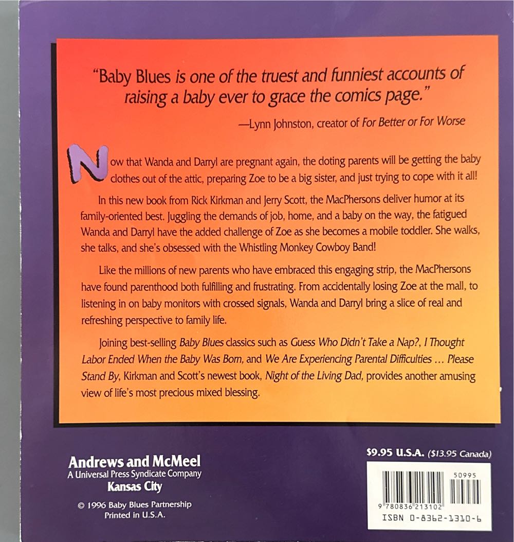 Baby Blues: Night of the Living Dad - Jerry Scott (Andrews and McMeel, Inc. - Paperback) book collectible [Barcode 9780836213102] - Main Image 2