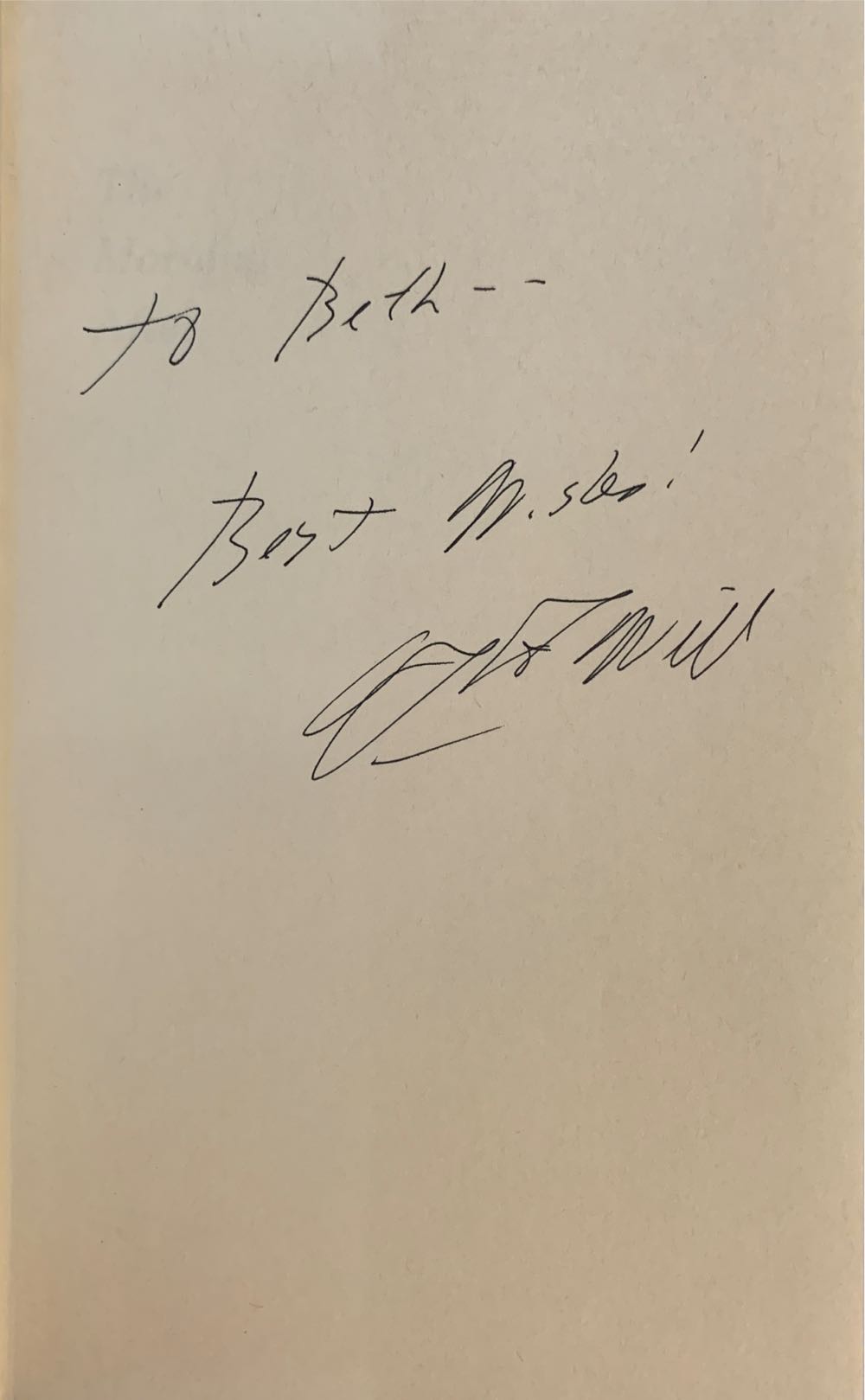 Morning After, The - George F. Will (MacMillan Publishing Company - Paperback) book collectible [Barcode 9780020554509] - Main Image 2