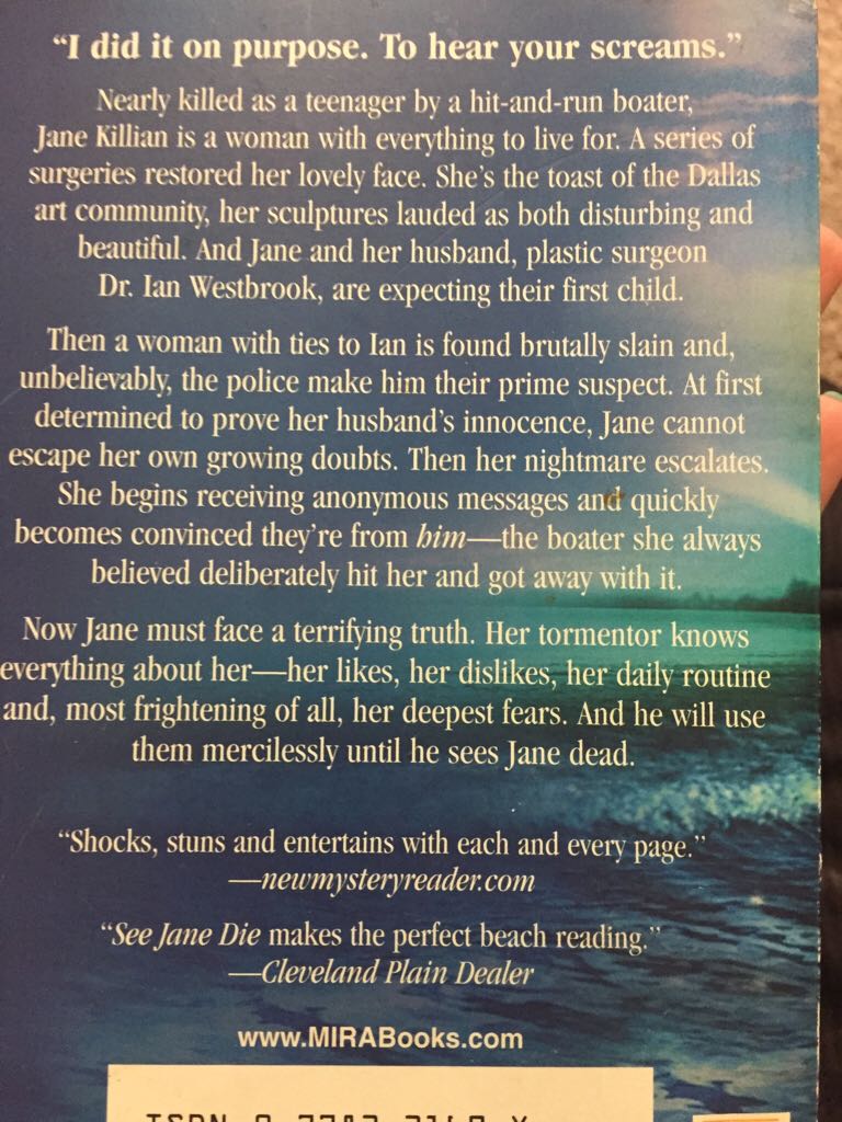 See Jane Die. - Erica Spindler (Mira Books - Paperback) book collectible [Barcode 9780778321699] - Main Image 2