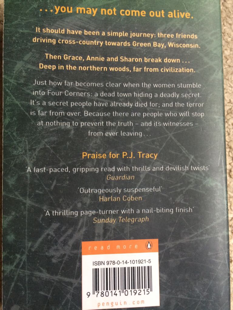 Dead Run - PJ Tracy (- Paperback) book collectible [Barcode 9780141019215] - Main Image 2
