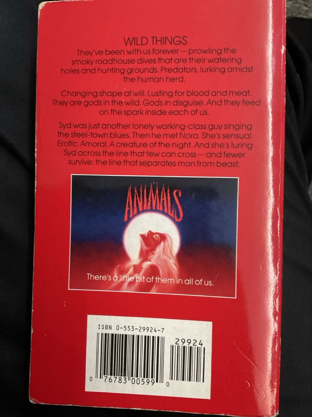 Animals - Craig Spector (Bantam Books - Paperback) book collectible [Barcode 9780553299243] - Main Image 2