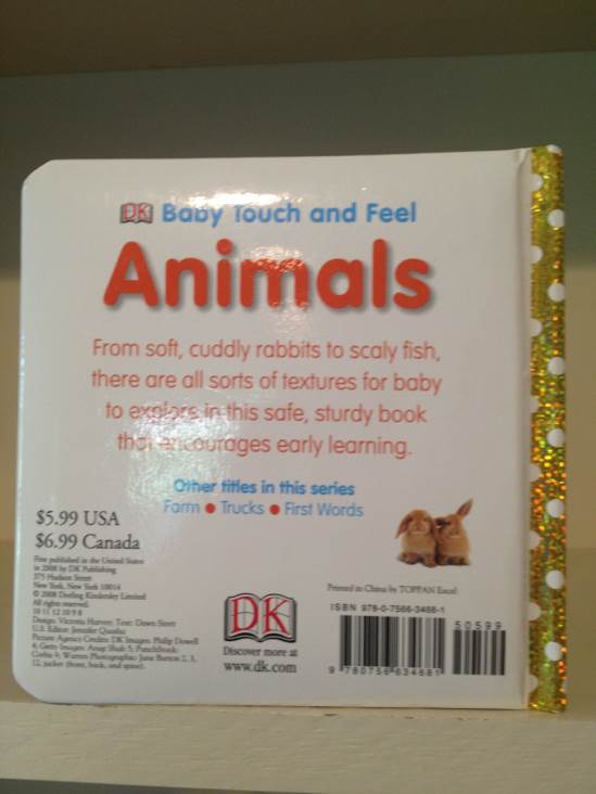 Baby Touch and Feel: Animals - Dawn Sirett (DK Children - Board Book) book collectible [Barcode 9780756634681] - Main Image 2