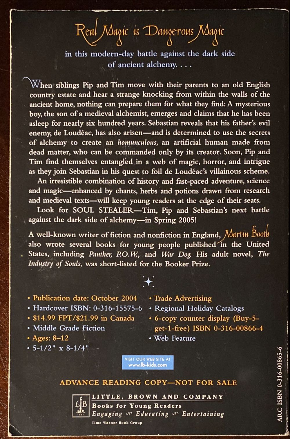 Doctor Illuminatus: The Alchemists Son - Martin Booth (- Paperback) book collectible [Barcode 0316155756] - Main Image 2