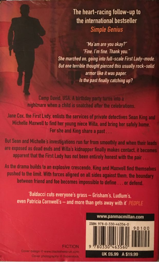 First Family - David Baldacci (Pan Books - Paperback) book collectible [Barcode 9780330463560] - Main Image 2