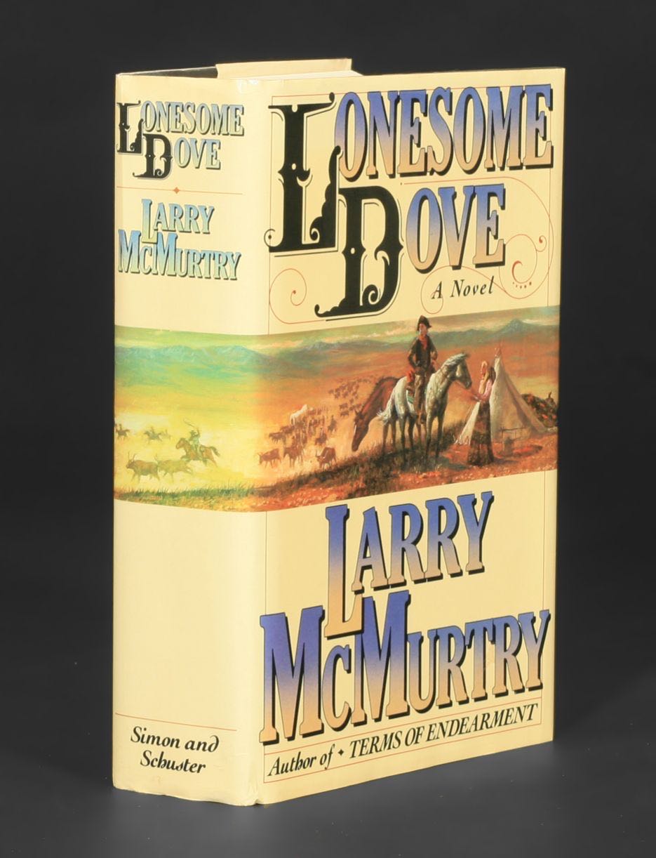 Lonesome Dove, A Novel - Larry McMurtry (Simon & Schuster - Hardcover) book collectible [Barcode 0671504207] - Main Image 2