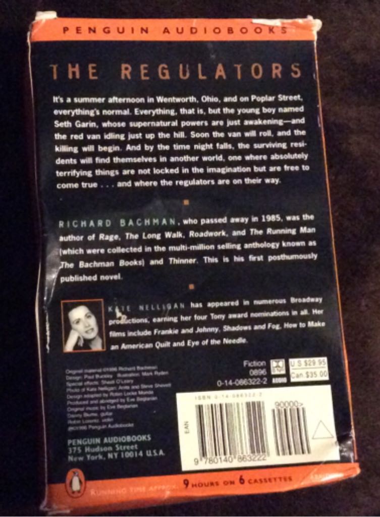 The Regulators - Stephen King (Simon & Schuster Audio - Hardcover) book collectible [Barcode 9780140863222] - Main Image 2