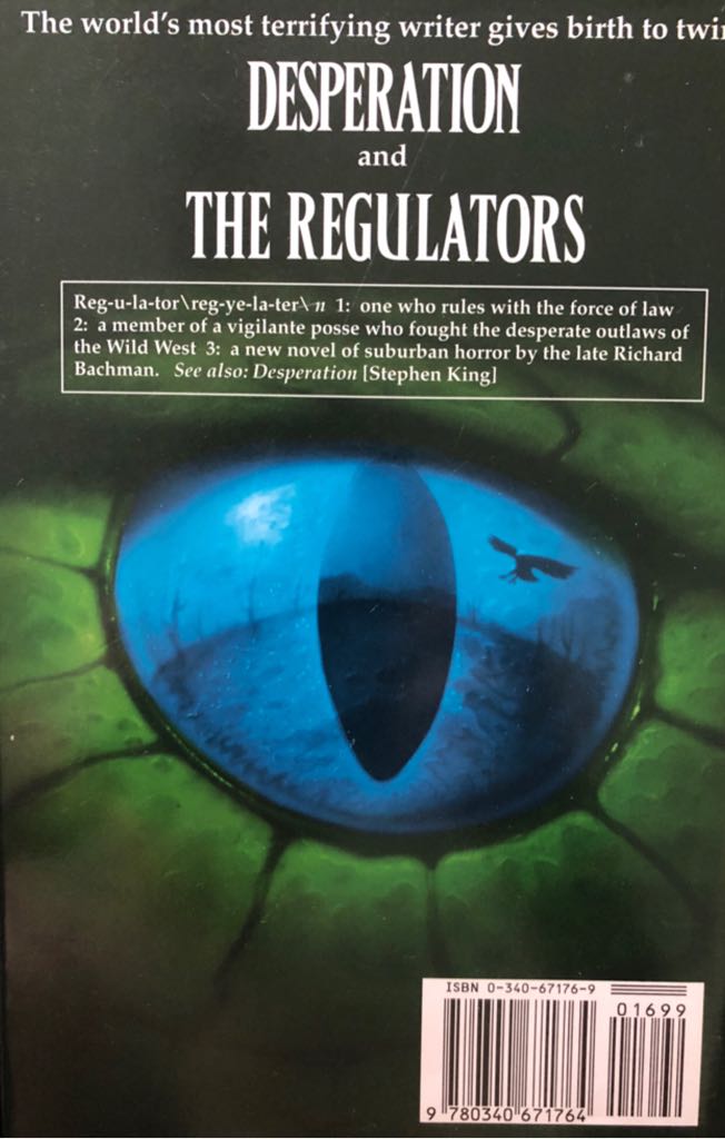 The Regulators - Stephen King (Hodder & Stoughton - Hardcover) book collectible [Barcode 9780340671764] - Main Image 2