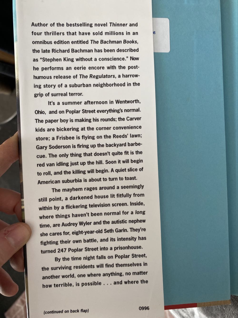 The Regulators - Richard Bachman (Dutton - Hardcover) book collectible [Barcode 9780525941903] - Main Image 3