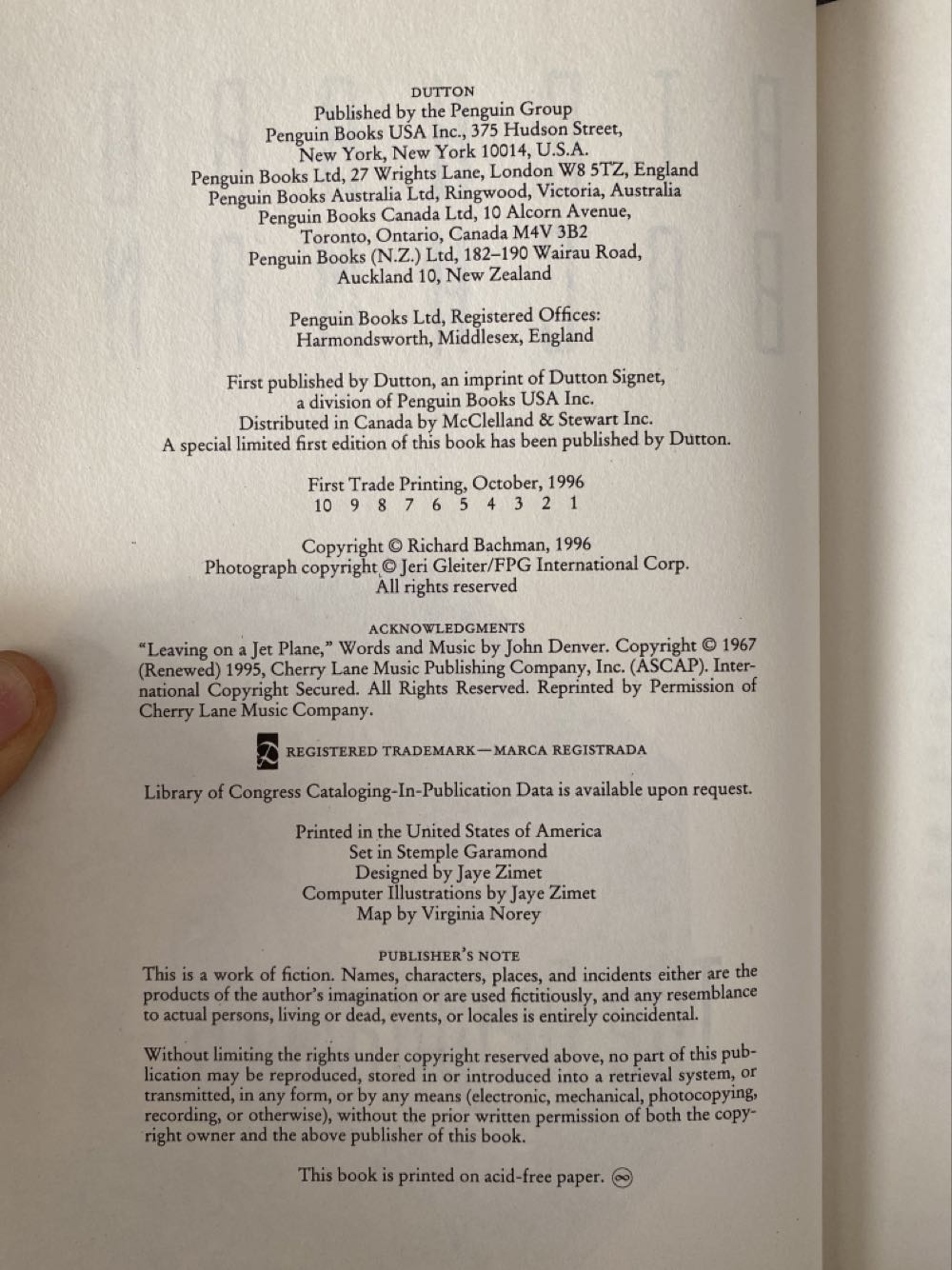 The Regulators - Richard Bachman (Dutton - Hardcover) book collectible [Barcode 9780525941903] - Main Image 4