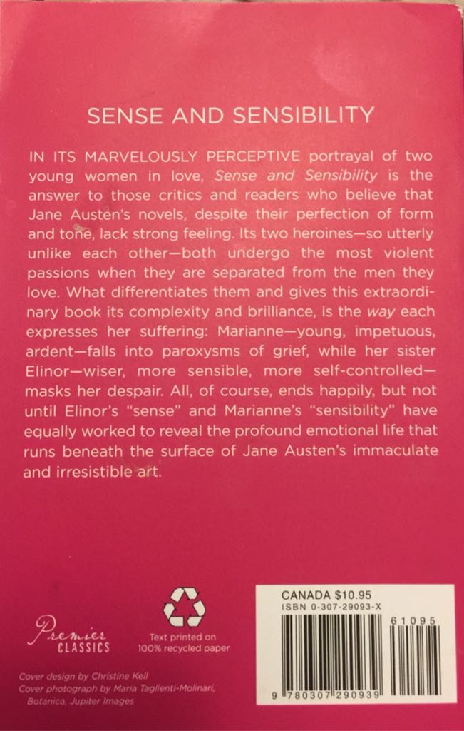 Sense and Sensibility - Jane Austen book collectible [Barcode 9780307290939] - Main Image 2