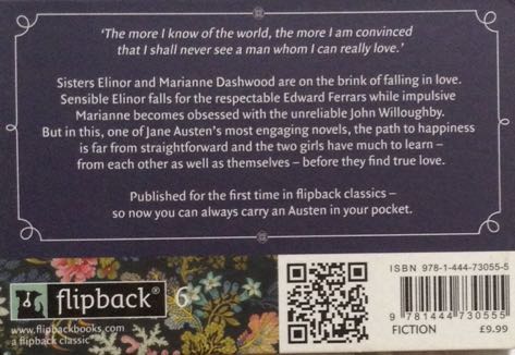 Sense and Sensibility - Austen (John Murray Publishers - Paperback) book collectible [Barcode 9781444730555] - Main Image 2
