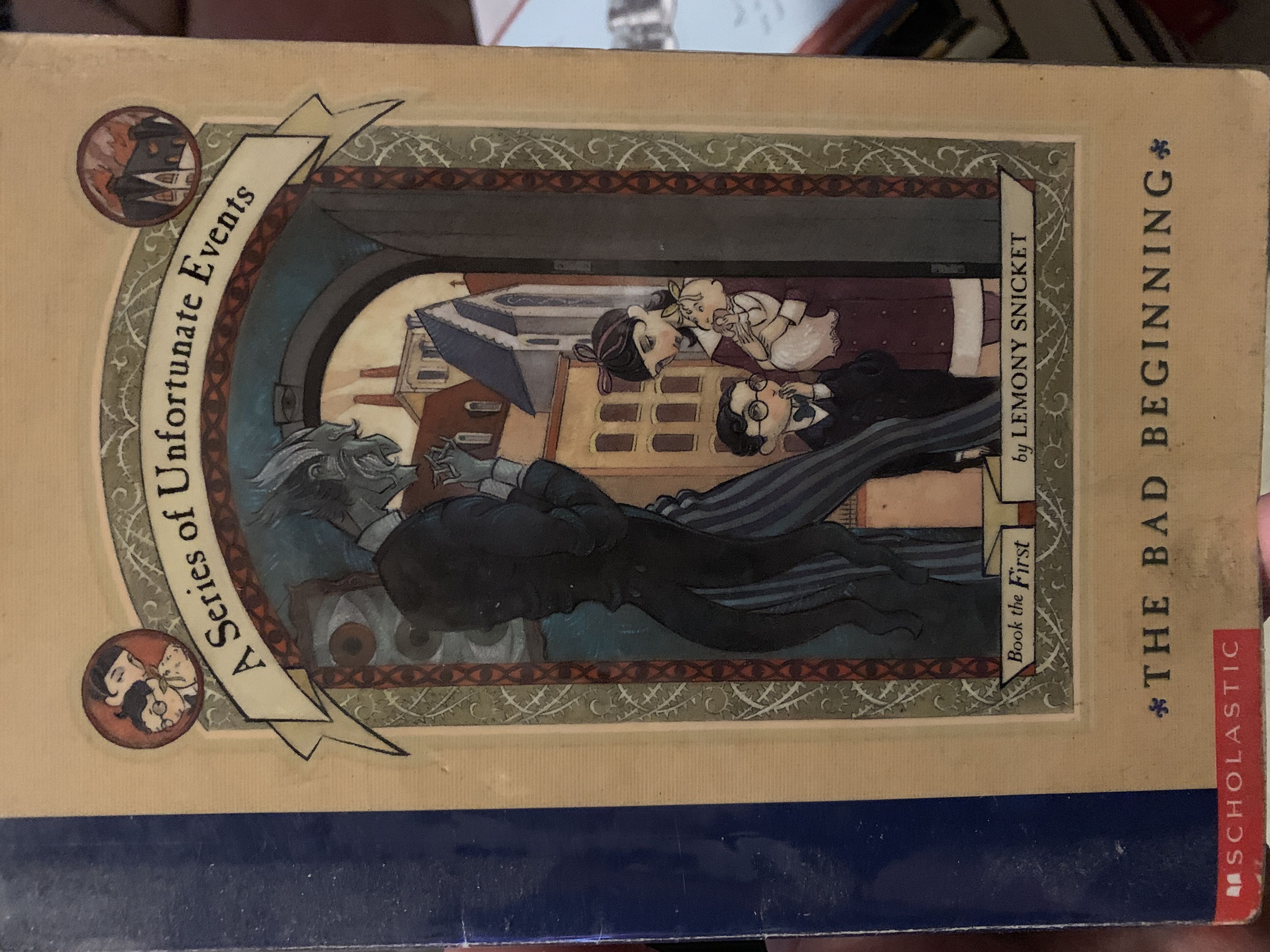 A Series Of Unfortunate Events #1: The Bad Beginning - Lemony Snicket (Paperback) book collectible [Barcode 0439206472] - Main Image 3