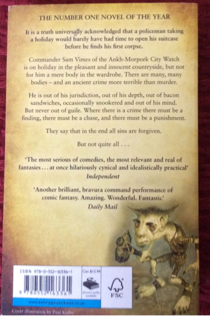 Snuff - Terry Pratchett (Corgi Books - Paperback) book collectible [Barcode 9780552163361] - Main Image 2