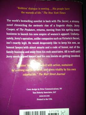 The Secret - Harold Robbins (Forge - Paperback) book collectible [Barcode 9780812571790] - Main Image 2