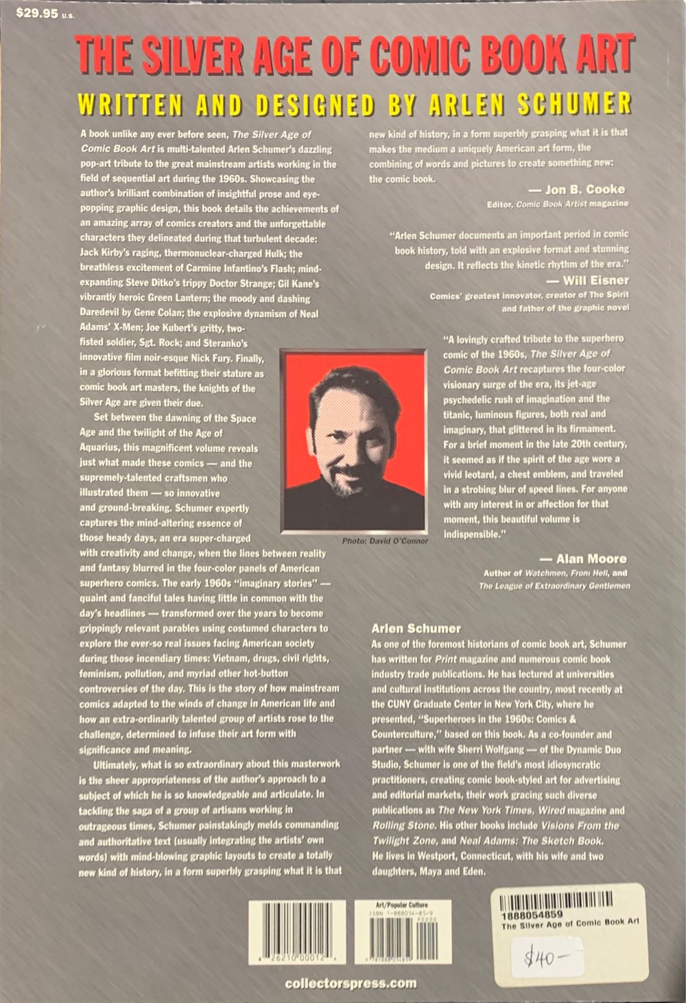 The Silver Age Of Comic Book Art - Arlen Schumer (Collectors Press, Inc. - Thermal Bind) book collectible [Barcode 9781888054859] - Main Image 2