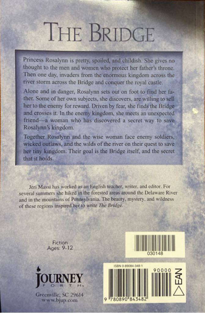 The Bridge - Jeri Massi (Journey Forth - Paperback) book collectible [Barcode 9780890843482] - Main Image 2