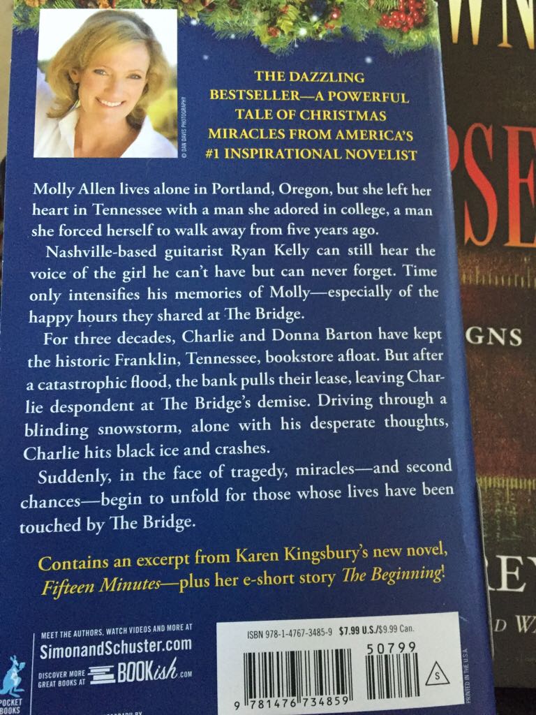 Bridge, The - Karen Kingsbury (Pocket Books - Paperback) book collectible [Barcode 9781476734859] - Main Image 2