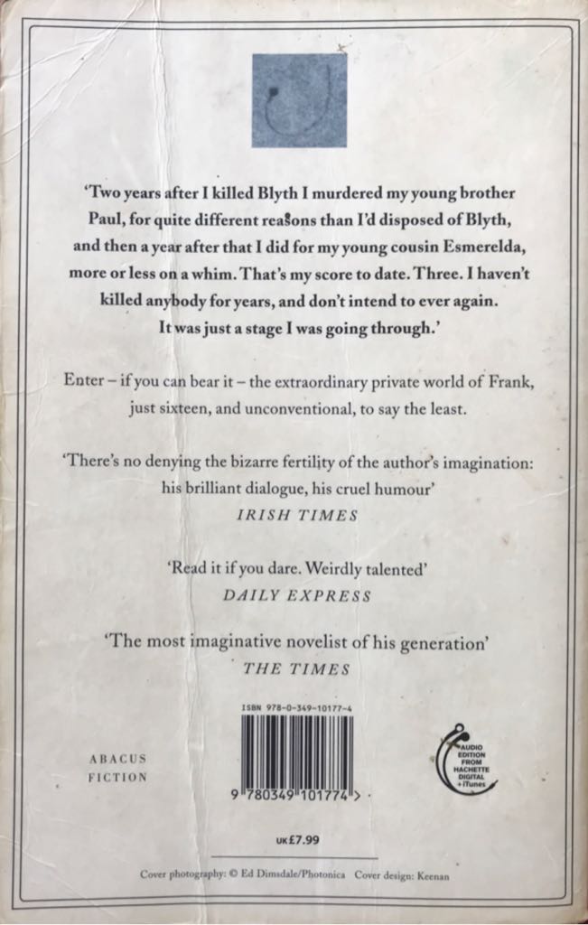 The Wasp Factory - Iain Banks (Abacus - Paperback) book collectible [Barcode 9780349101774] - Main Image 2