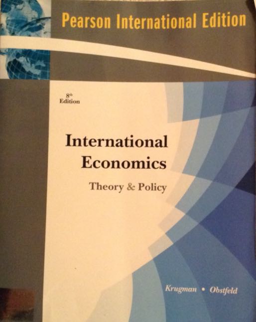 International Economics - Paul R. (Pearson Education) book collectible [Barcode 9780321553980] - Main Image 1