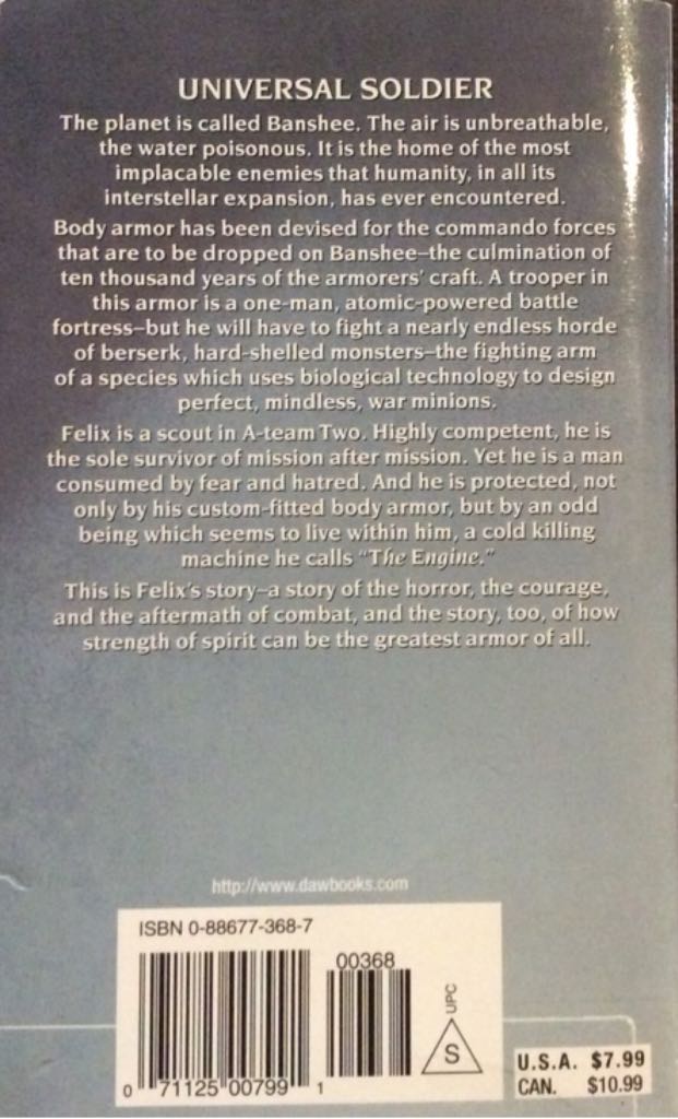 Armor - B. Clark (Daw Books - Paperback) book collectible - Main Image 2