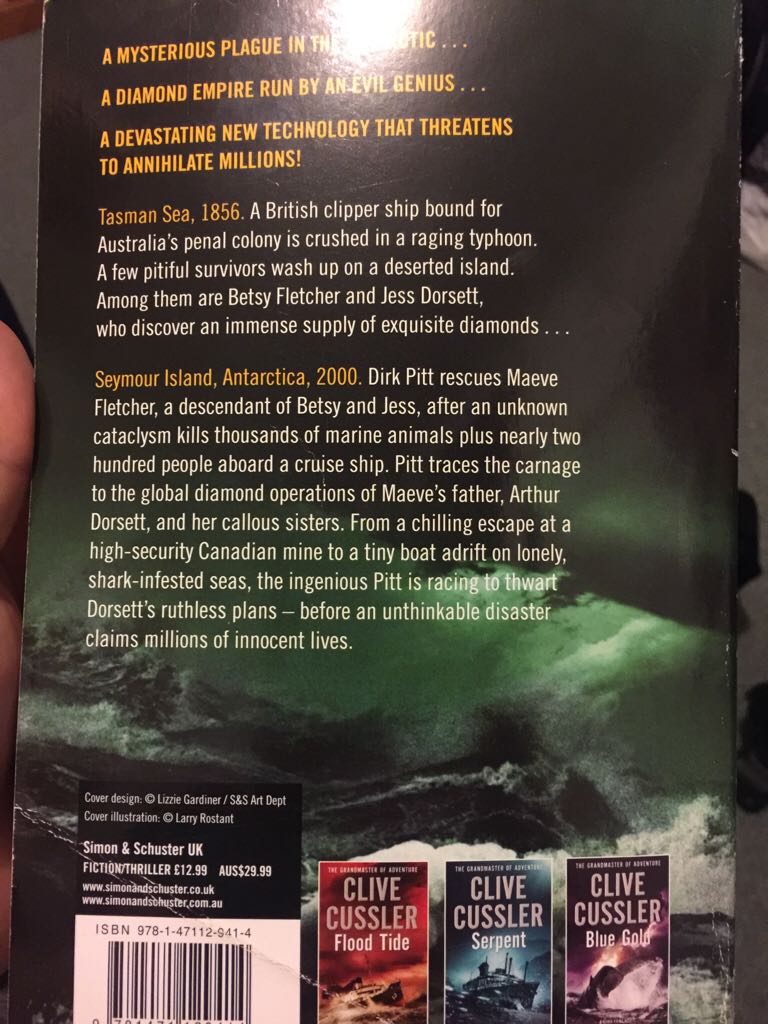 Dirk Pitt 13 Shock Wave - Clive Cussler (Simon & Schuster (UK) - Paperback) book collectible [Barcode 9781471129414] - Main Image 2