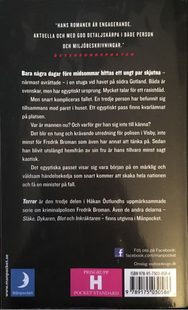 Terror  (Paperback) book collectible [Barcode 9789175030586] - Main Image 2