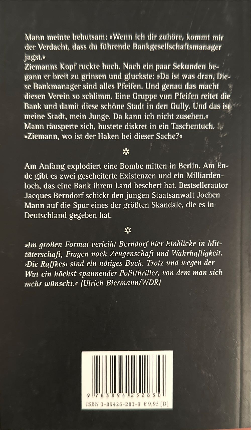 Die Raffkes - Berndorf, Jacques book collectible [Barcode 9783894252830] - Main Image 2