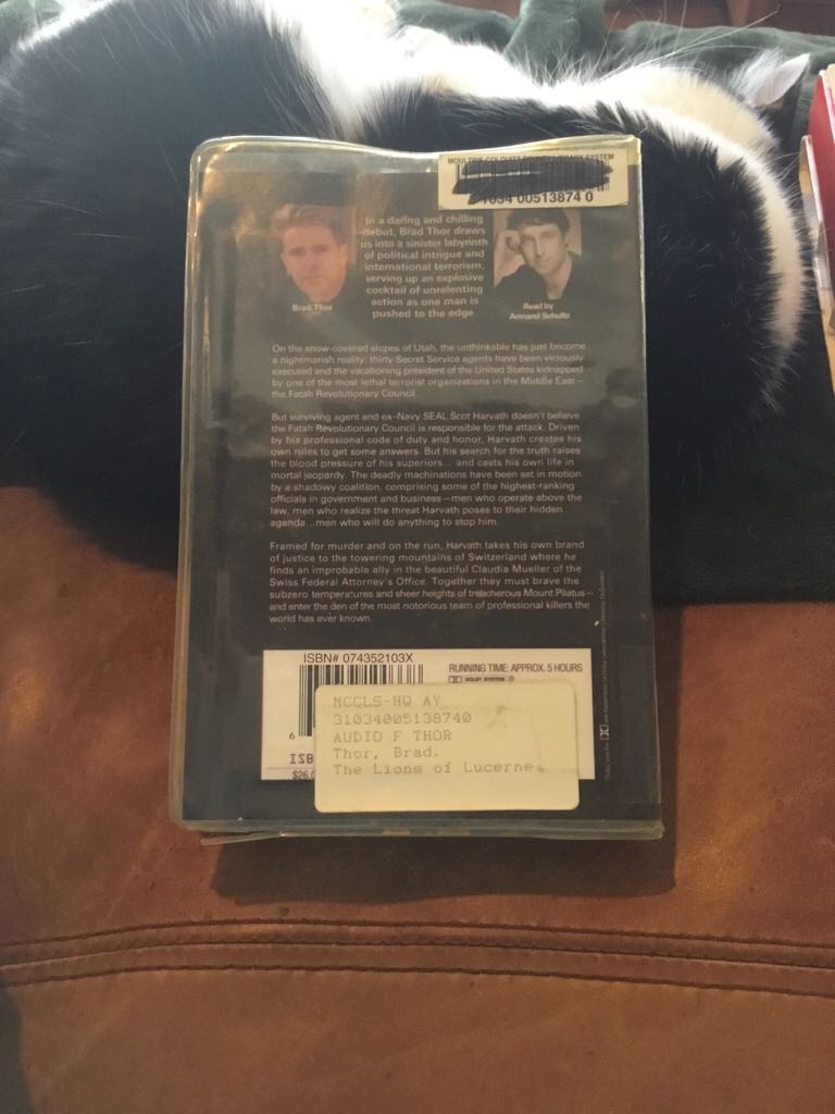 The Lions of Lucerne - Brad Thor (Simon & Schuster Audio - Audiobook) book collectible - Main Image 2