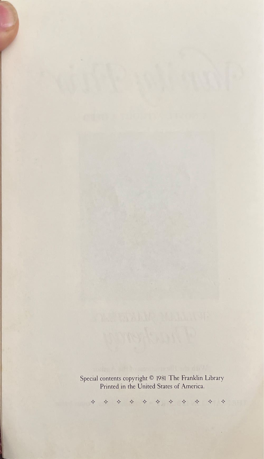 Vanity Fair, A Novel Without A Hero - William Thackeray (The Franklin Library - Calf-Binding) book collectible [Barcode 9780099518938] - Main Image 3