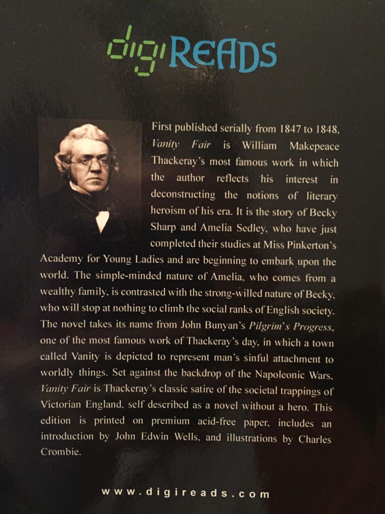 Vanity Fair - William Makepeace Thackeray book collectible [Barcode 9781420956719] - Main Image 2