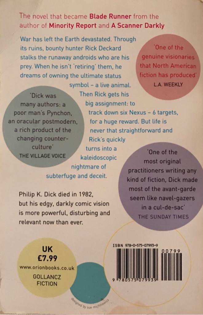 Do Androids Dream of Electric Sheep? - Philip K. Dick (Orion - Paperback) book collectible [Barcode 9780575079939] - Main Image 2