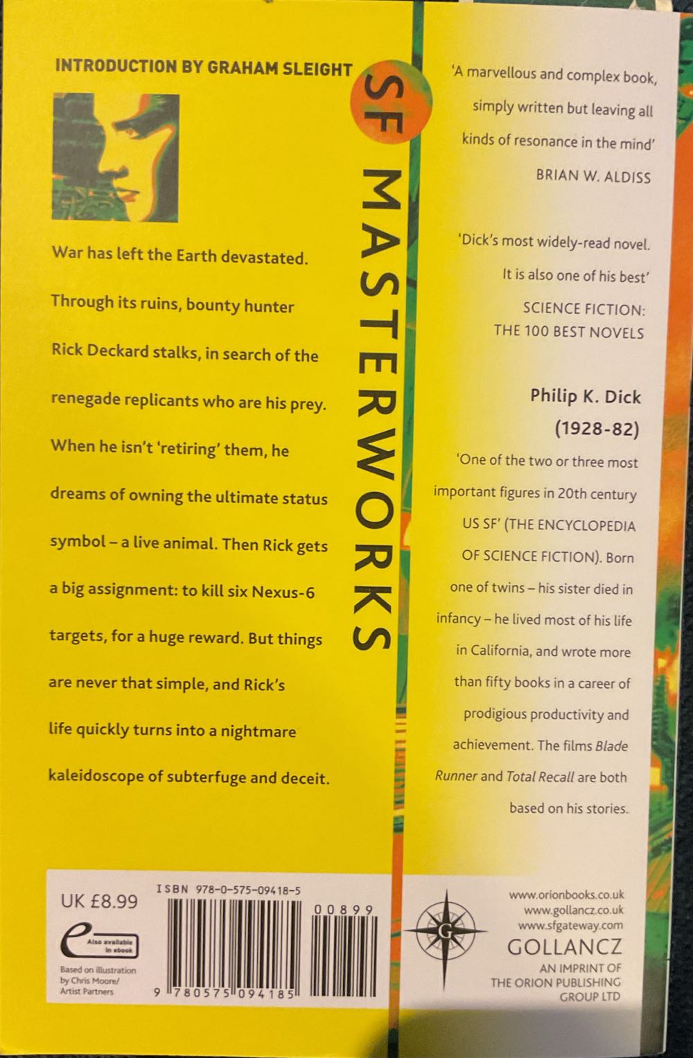 Do Androids Dream of Electric Sheep? - Philip K. Dick (Gollancz - Paperback) book collectible [Barcode 9780575094185] - Main Image 2