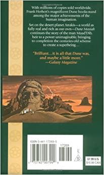 Dune Messiah - Frank Herbert (Berkley Science Fiction - Paperback) book collectible [Barcode 9780425043790] - Main Image 2