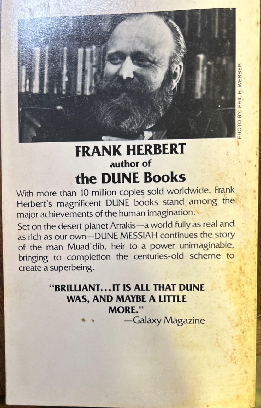 Dune Messiah - Frank Herbert (Berkely Books - Paperback) book collectible [Barcode 9780425055038] - Main Image 2