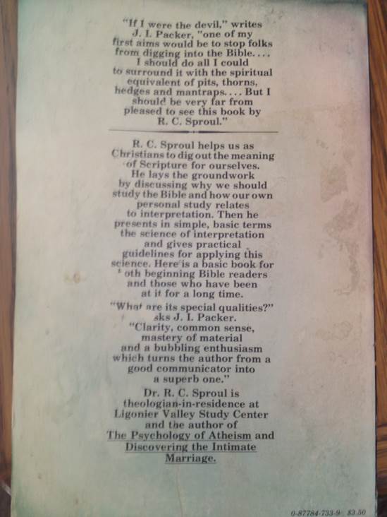 9 Knowing Scripture - R. C. Sproul (Intervarsity Press - Paperback) book collectible [Barcode 9780877847335] - Main Image 2