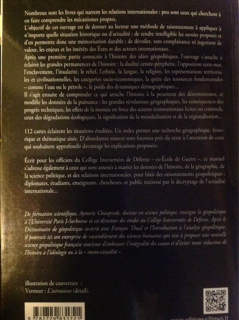 GÃ©opolitique. Constantes Et Changements Dans LHistoire  book collectible [Barcode 9782729831721] - Main Image 2