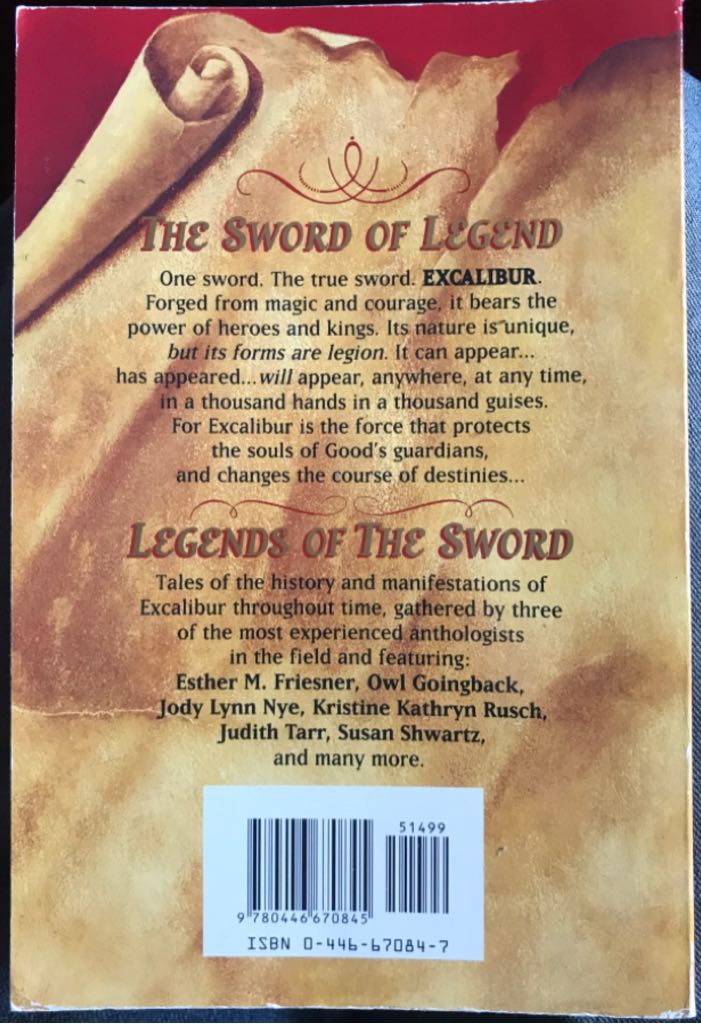 Excalibur - Bernard Cornwell (Warner Books - Paperback) book collectible [Barcode 9780446670845] - Main Image 2