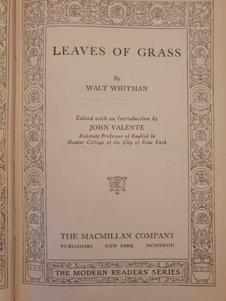 Leaves of Grass - Walt Whitman (Oxford University Press, USA - Hardcover) book collectible [Barcode 9780195183429] - Main Image 2