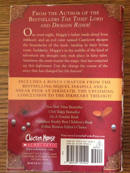 Inkheart - Cornelia Funke (Scholastic - Paperback) book collectible [Barcode 9780439709101] - Main Image 2